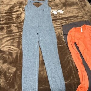 Maternity Free People Movement x Hatch Gray Jumpsuit size small